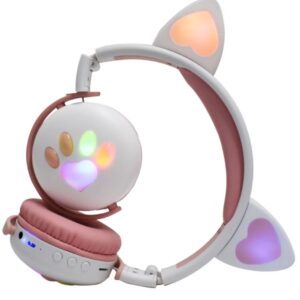 Audífonos para Niños ST-78M con Orejas de Gato y Sonido de Calidad